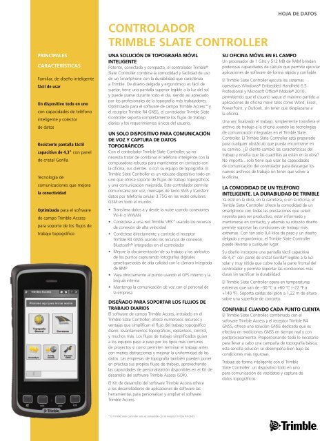 controlador trimble slate controller - Al-Top TopografÃ­a