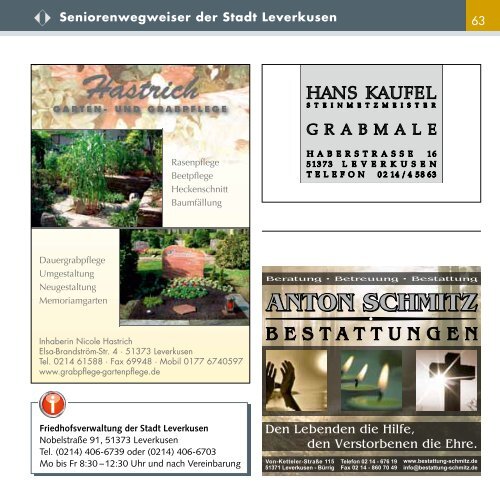 Seniorenwegweiser Stadt Leverkusen - Die Infoseiten für Pflege ...