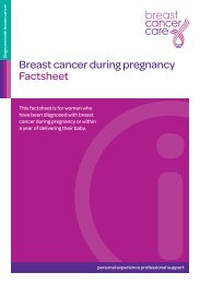 Breast cancer during pregnancy (BCC25) - Breast Cancer Care