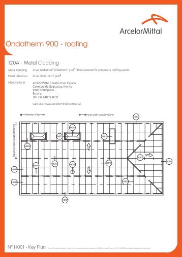 Ondatherm 900 - roofing - PGA Consultants