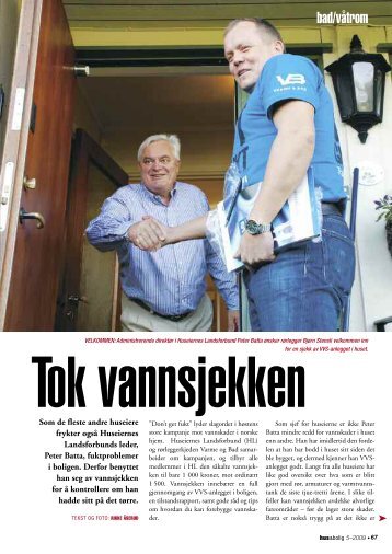 Tok vannsjekken.pdf - Huseiernes Landsforbund
