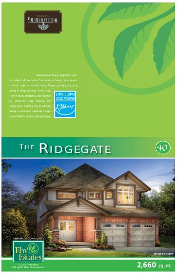 THE RIDGEGATE - Reid's Heritage Homes