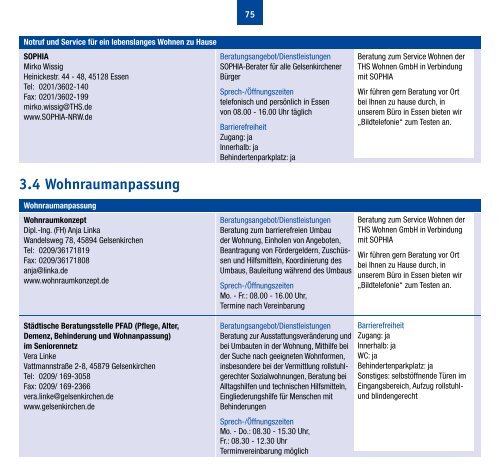 Älter werden in Gelsenkirchen - Stadt Gelsenkirchen