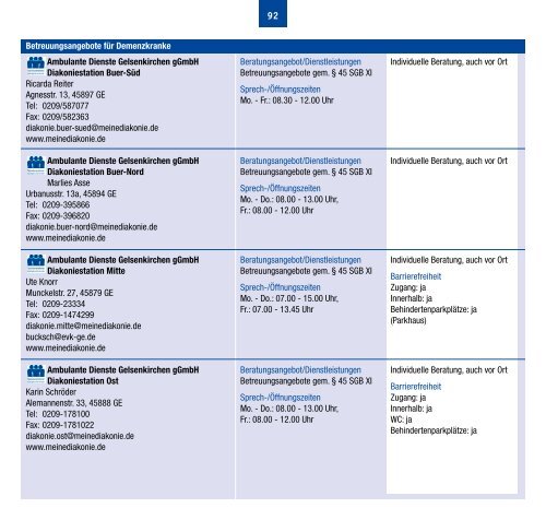 Älter werden in Gelsenkirchen - Stadt Gelsenkirchen