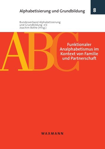 8 8 Alphabetisierung und Grundbildung WAXMANN