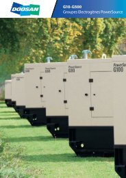 G10-G500 PowerSource Generators G10-G500 Groupes ... - Euromat