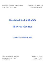 Gottfried SALZMANN Œuvres récentes - Art11.com