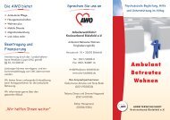 Faltblatt Ambulant Betreutes Wohnen - AWO Kreisverband Bielefeld ...