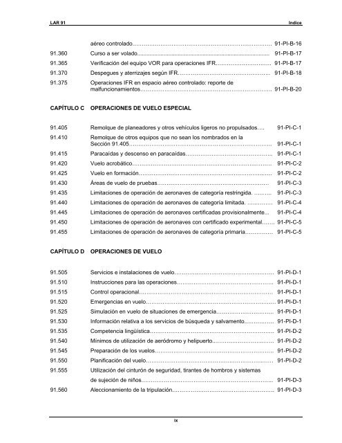 LAR 121 - ICAO