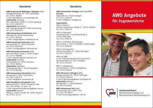 AWO Angebote - AWO - Kreisverband Konstanz eV