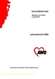 Jahresbericht 2009 - AWO Kreisverband Mettmann