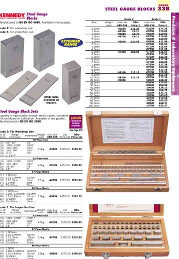 Steel Gauge Blocks Precision & Laboratory Equipment ... - everpro.my