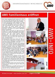 AWO Familienhaus eröffnet - AWO - Kreisverband Konstanz eV