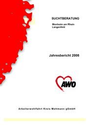 Jahresbericht 2008 - AWO Mettmann