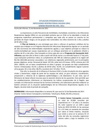 situacion epidemiologica infecciones respiratorias agudas (ira)