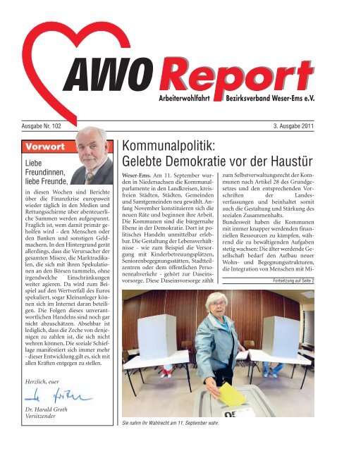 AWO Report - AWO Bezirksverband Weser-Ems