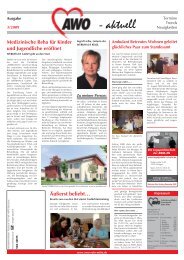 Zeitung AWO â€“ aktuell (Ausgabe 3/2009) (PDF, 4 - AWO Ruhr-Mitte