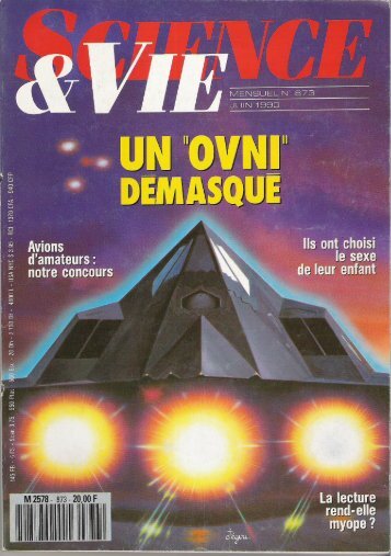 L'avion F-117 comme origine de la vague belge d'ovnis - Ufo-Science