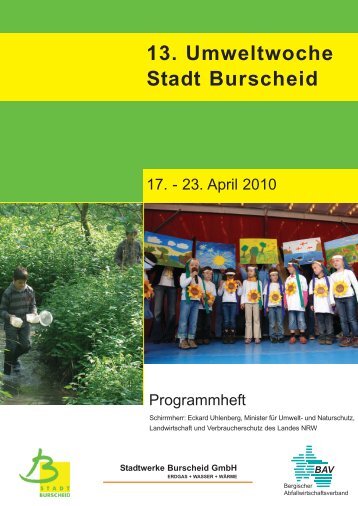 13. Umweltwoche Stadt Burscheid - Bergischer ...