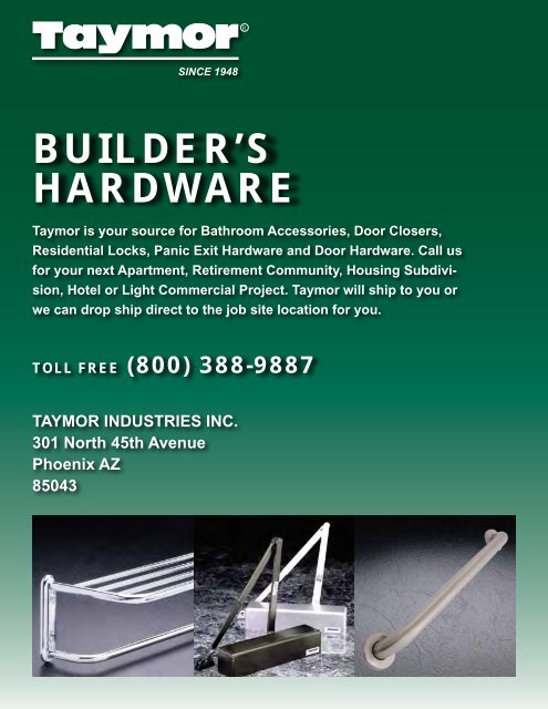 BUILDER'S HARDWARE