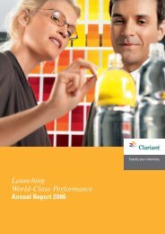 Annual Report - Clariant