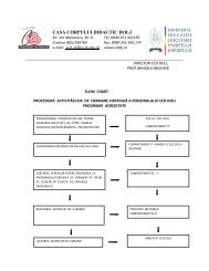 Proceduri de formare - Casa Corpului Didactic Dolj