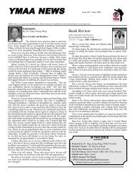 YMAA News #66, June 2003 (349Kb)