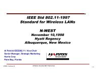 IEEE Std 802.11-1997 Standard for Wireless LANs N-WEST