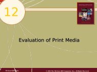 Evaluation of Print Media