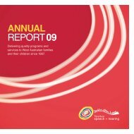 2009 Annual Report - Telethon Speech and Hearing