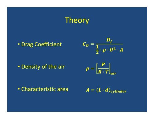 Drag Coefficient of Various Materials