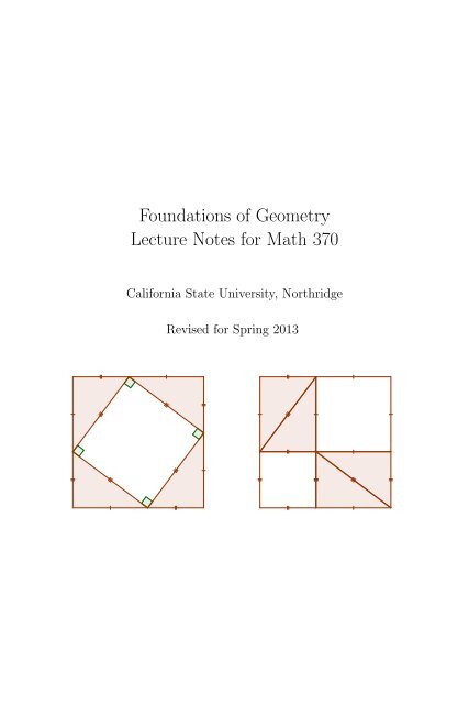 Plane Geometry - Bruce E. Shapiro