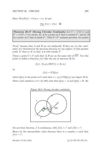 Plane Geometry - Bruce E. Shapiro