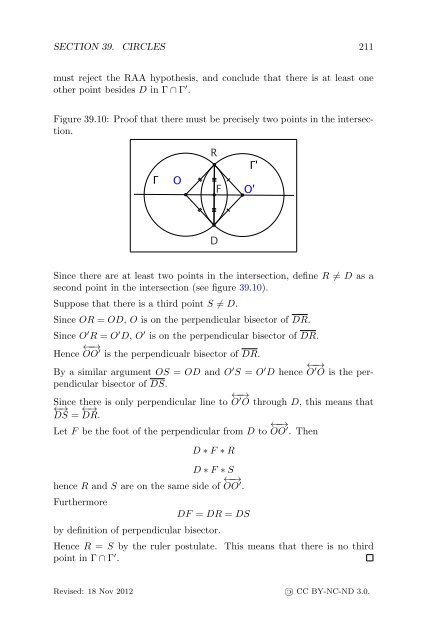 Plane Geometry - Bruce E. Shapiro