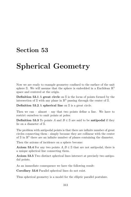 Plane Geometry - Bruce E. Shapiro