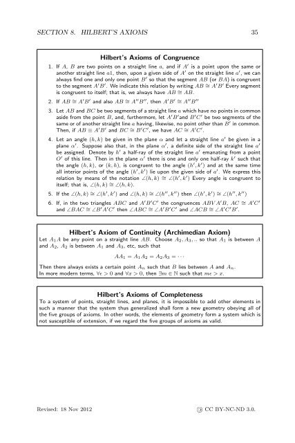 Plane Geometry - Bruce E. Shapiro