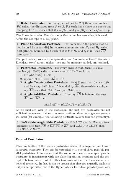 Plane Geometry - Bruce E. Shapiro