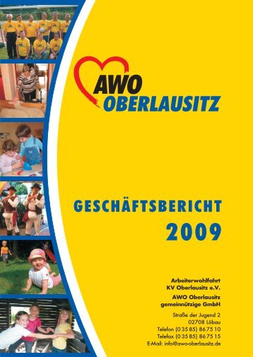 AWO Oberlausitz Geschäftsbericht 2008 - Arbeiterwohlfahrt ...