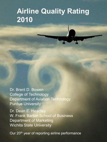 Airline Quality Rating 2010 - Atlas Travel International
