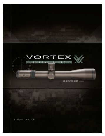 Vortex Razor Brochure - Euro Optics Ltd.