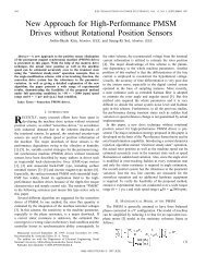 New Approach For High-performance PMSM Drives Without ...
