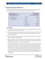 Pay Stub Explanation Worksheet