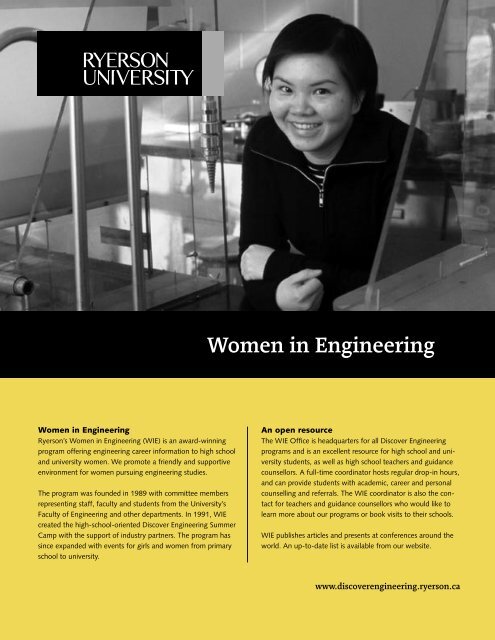 WIE Brochure - Department of Electrical and Computer Engineering ...