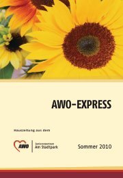 AWO-EXPRESS - AWO Seniorenzentrum am Stadtpark