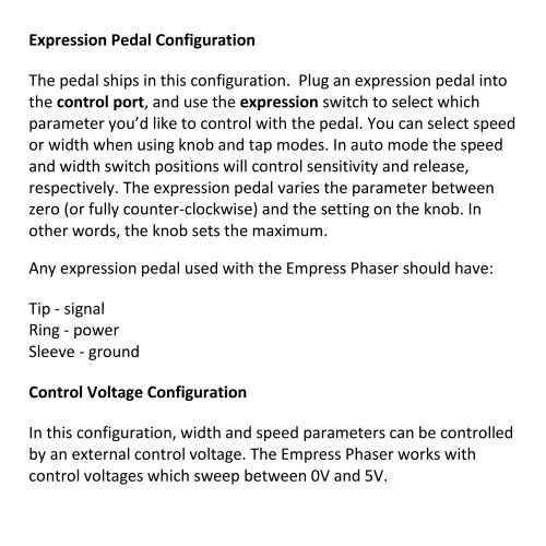 phaser - Empress Effects