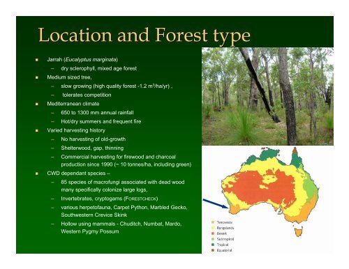 The impact of timber harvesting on the size, amount, and decay ...