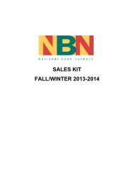 SALES KIT FALL/WINTER 2013-2014 - National Book Network
