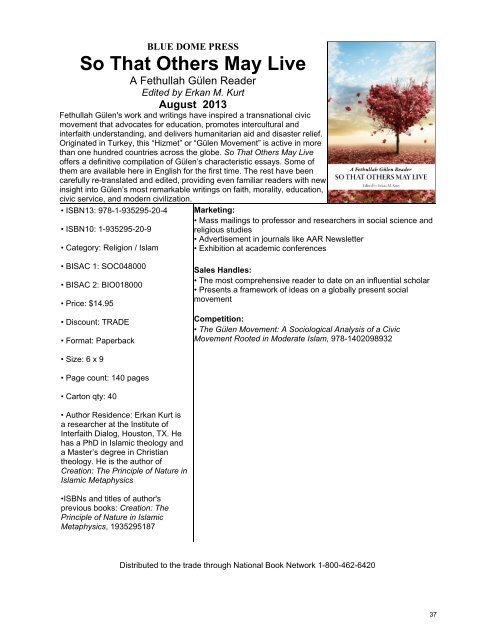 SALES KIT FALL/WINTER 2013-2014 - National Book Network