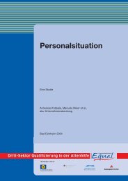 Personalsituation - Equal Altenhilfe