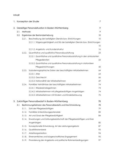 Personalsituation - Equal Altenhilfe